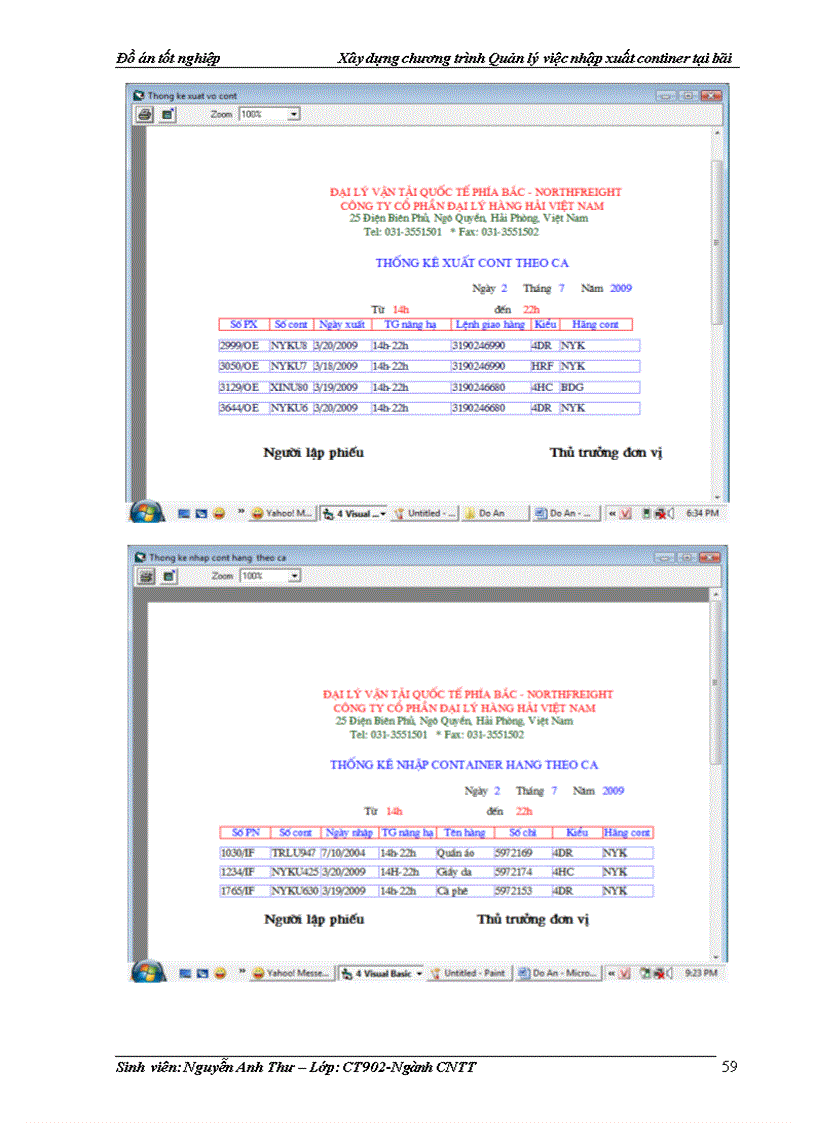 image for page Xây dựng chương trình Quản lý việc nhập xuất continer tại bãi