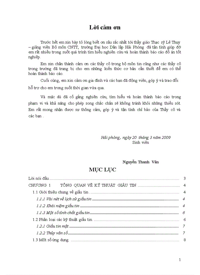 image for page Kỹ thuật giấu tin trong văn bản