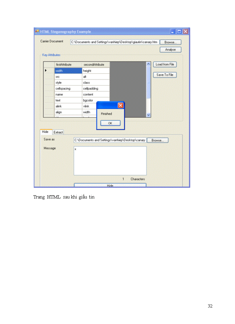 image for page Kỹ thuật giấu tin trong văn bản