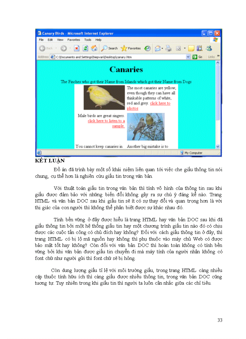 image for page Kỹ thuật giấu tin trong văn bản