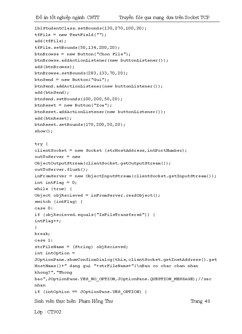 image for page Tìm hiểu lập trình Socket TCP trong Java và ứng dụng truyền file qua mạng
