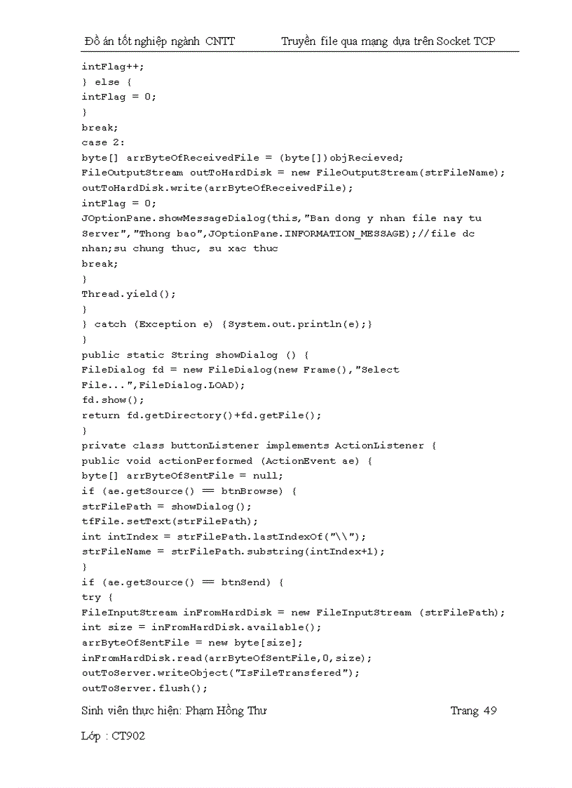 image for page Tìm hiểu lập trình Socket TCP trong Java và ứng dụng truyền file qua mạng