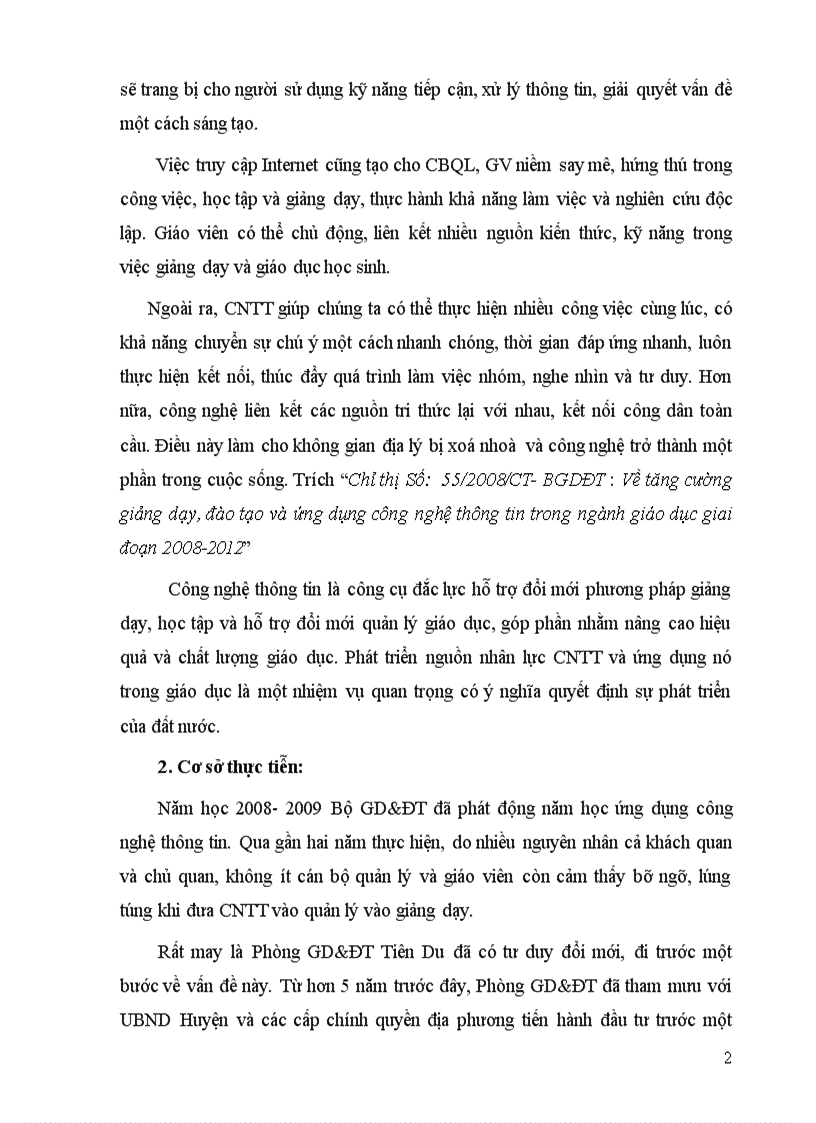 image for page Ứng dụng cntt trong quản lý dạy học