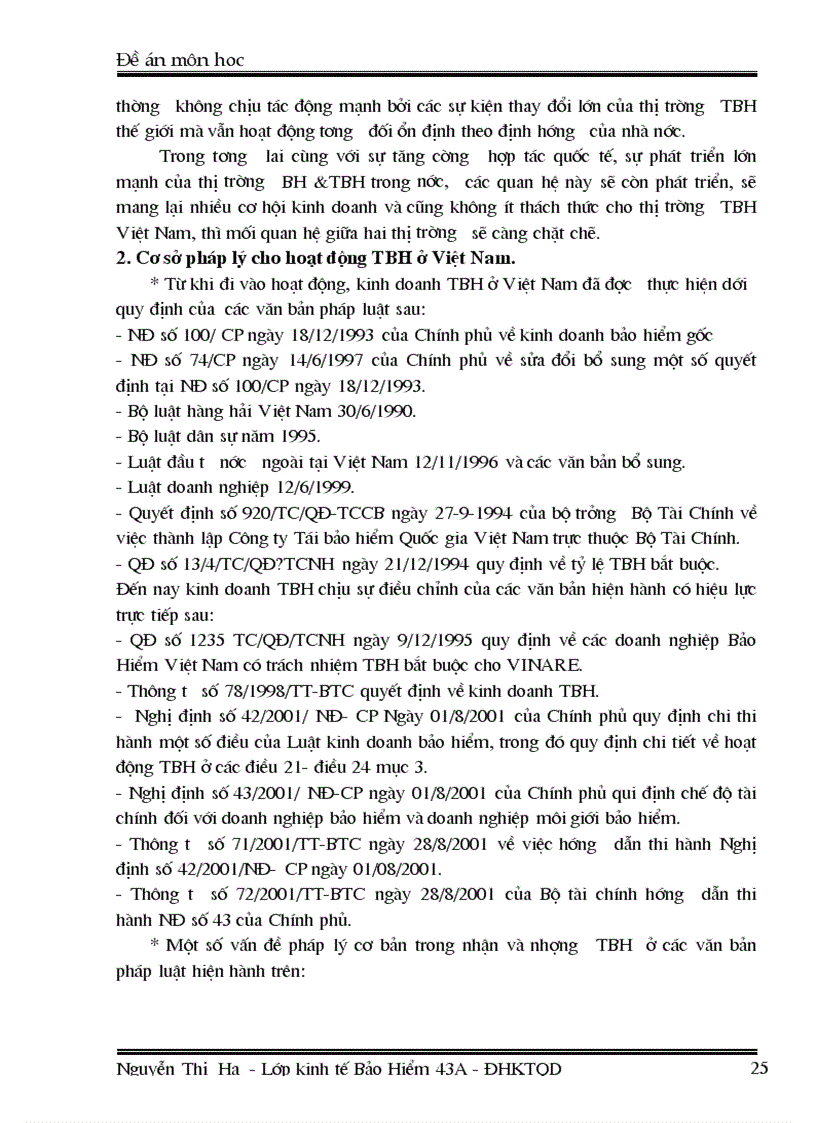 image for page Thị trường Tái Bảo Hiểm lý luận và thực tiễn ở Việt Nam