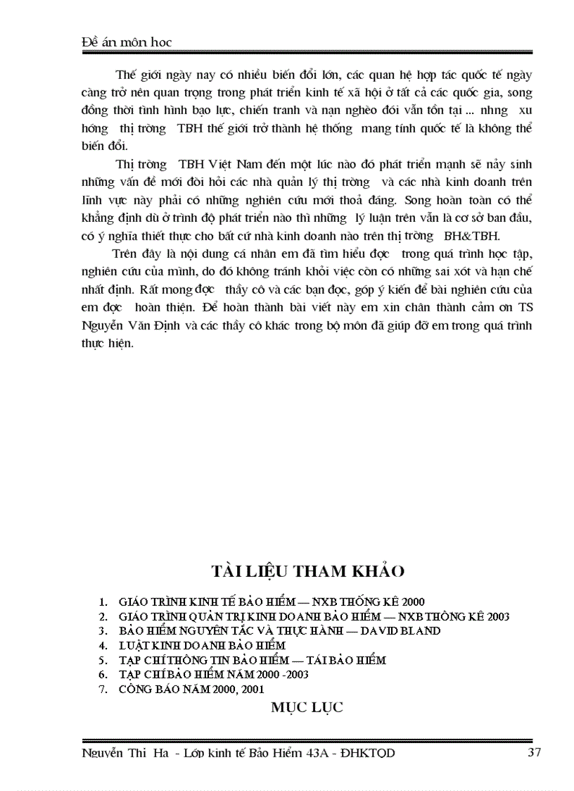 image for page Thị trường Tái Bảo Hiểm lý luận và thực tiễn ở Việt Nam