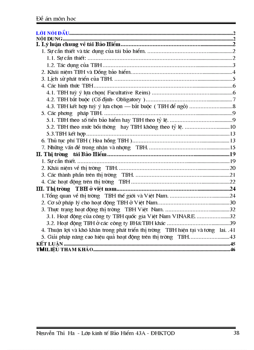 image for page Thị trường Tái Bảo Hiểm lý luận và thực tiễn ở Việt Nam