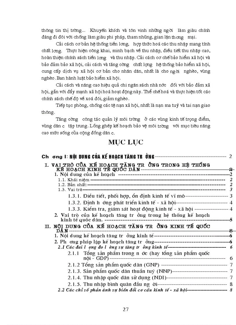 image for page Kế hoạch tăng trưởng và giải pháp thực hiện kế hoạch tăng trưởng kinh tế 5 năm 2001 2005 ở Việt Nam Đề án kế hoạch hoá