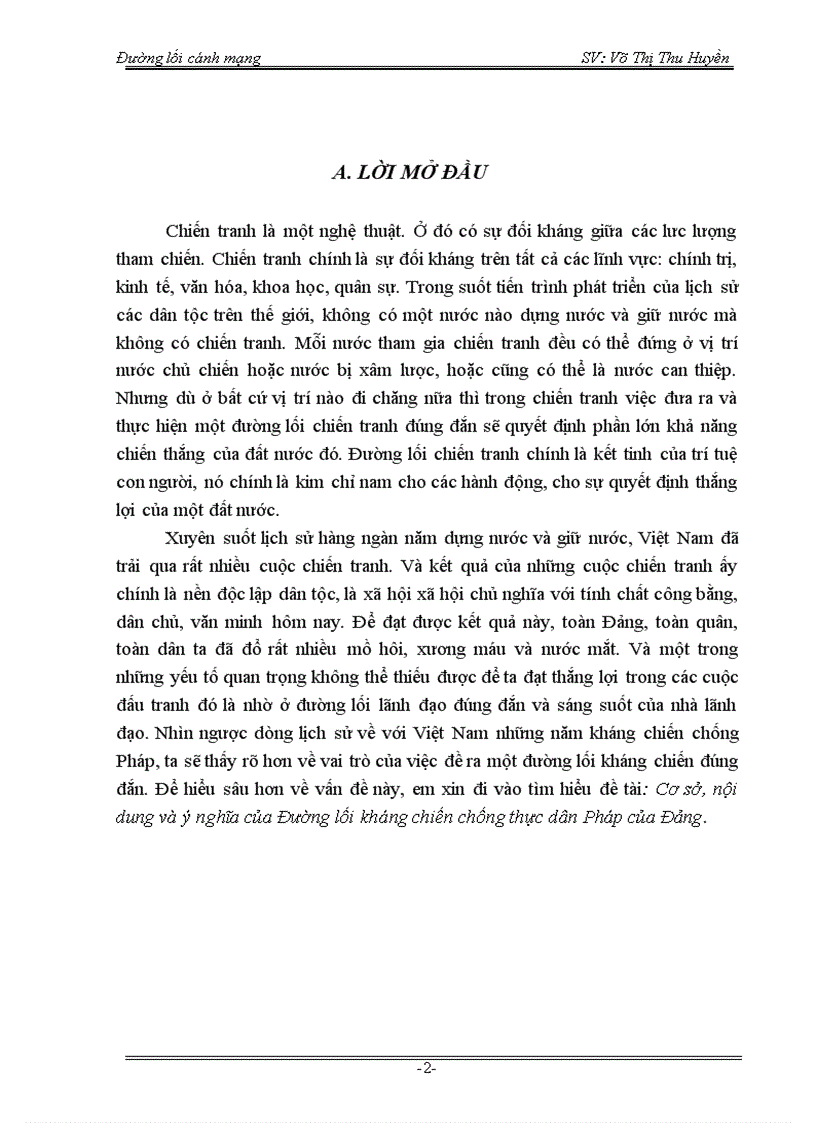 image for page Tiểu luận môn Đường lối CM ĐCS VN