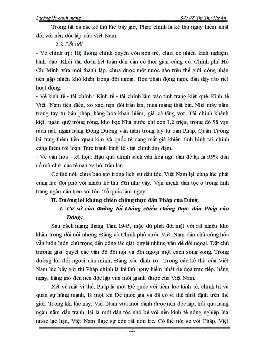 image for page Tiểu luận môn Đường lối CM ĐCS VN