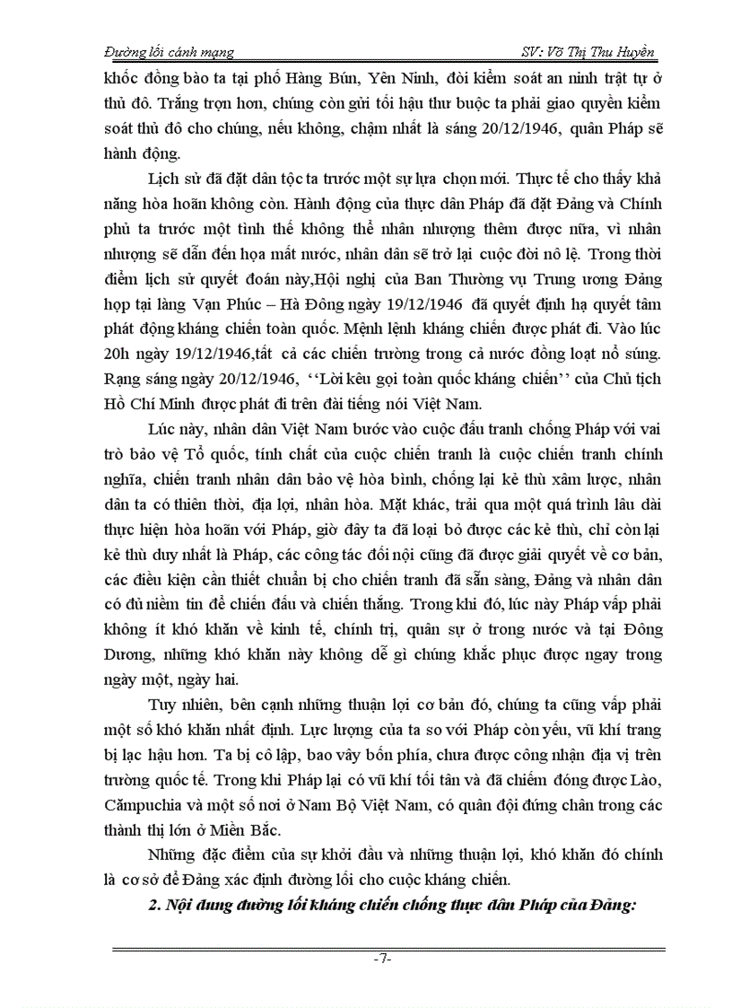 image for page Tiểu luận môn Đường lối CM ĐCS VN