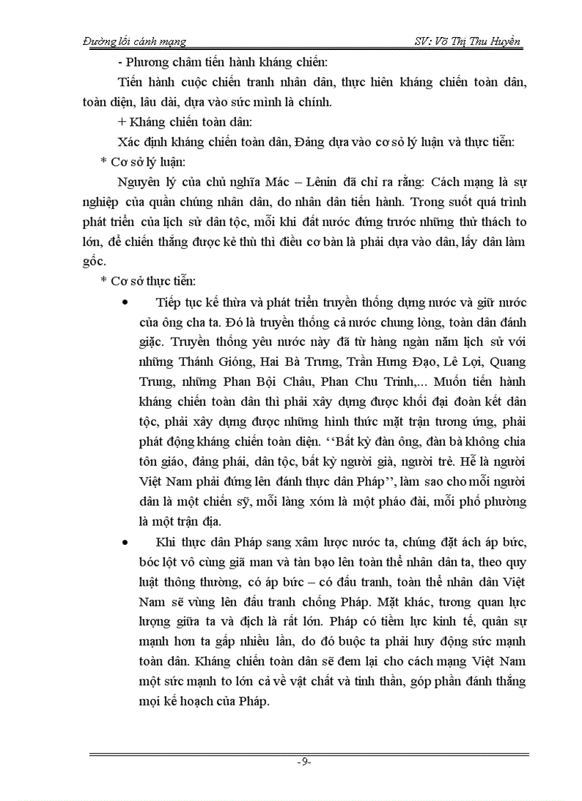 image for page Tiểu luận môn Đường lối CM ĐCS VN