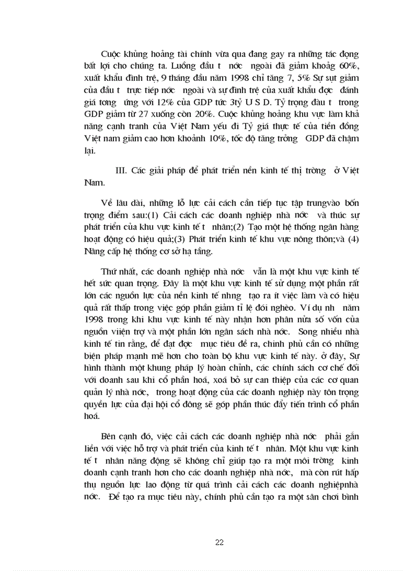 image for page Phân tích tính tất yếu khách quan đặc điểm của kinh tế thị trường định hướng xã hội chủ nghĩa ở Việt Nam Và các giải pháp để phát triển nó ở nước ta trong giai đoạn hiện nay