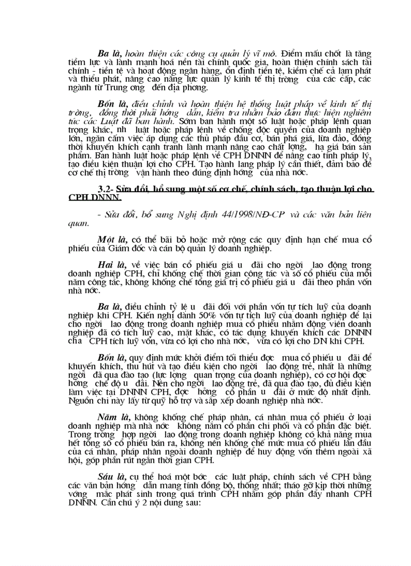 image for page Đẩy mạnh quá trình cổ phần hoá doanh nghiệp nhà nước ở Việt Nam Thực trạng và giải phap