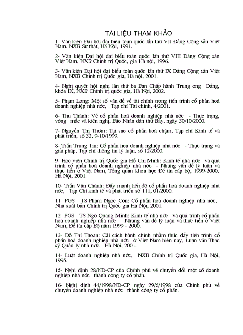 image for page Đẩy mạnh quá trình cổ phần hoá doanh nghiệp nhà nước ở Việt Nam Thực trạng và giải phap