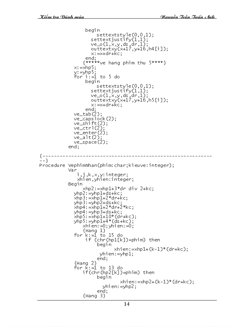 image for page Lập trình nhằm nâng cao kỹ năng về lập trình Turbo Pascal và kỹ năng đồ hoạ