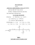 Tính toán thiết kế bơm ly tâm