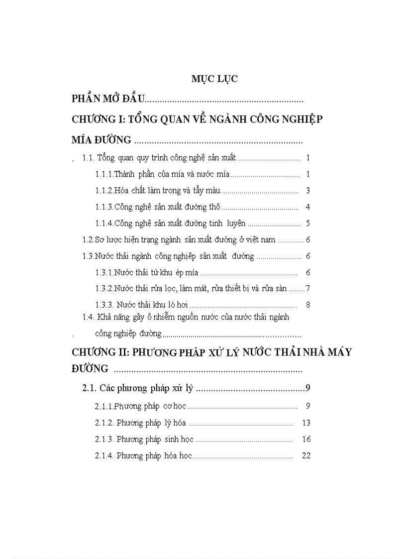 image for page Xử lý nước thải mía đường