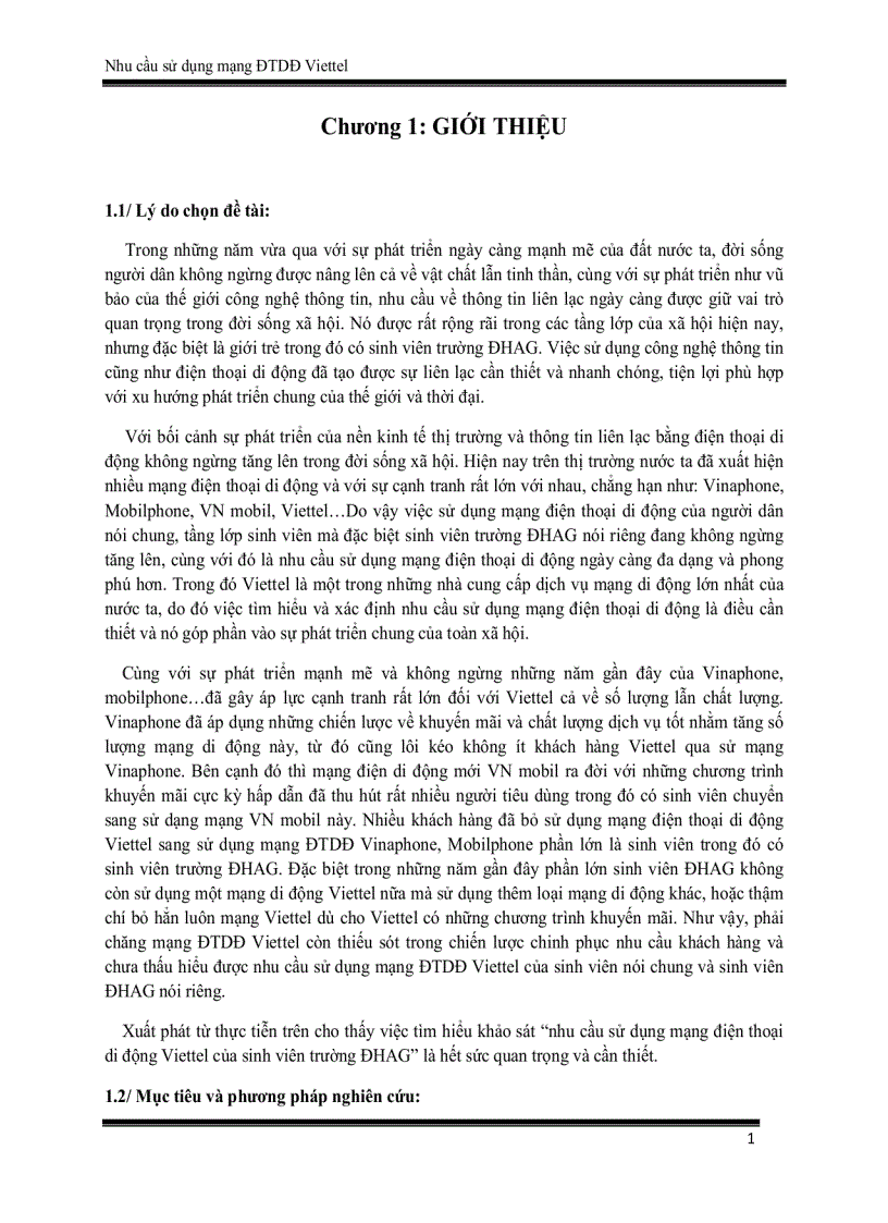 image for page Nhu cầu sử dụng mạng điện thoại di động mạng viettel của sinh viên trường đại học an giang