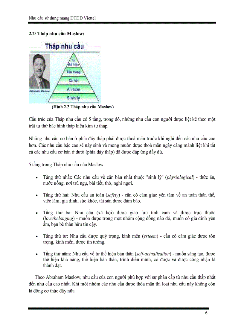 image for page Nhu cầu sử dụng mạng điện thoại di động mạng viettel của sinh viên trường đại học an giang