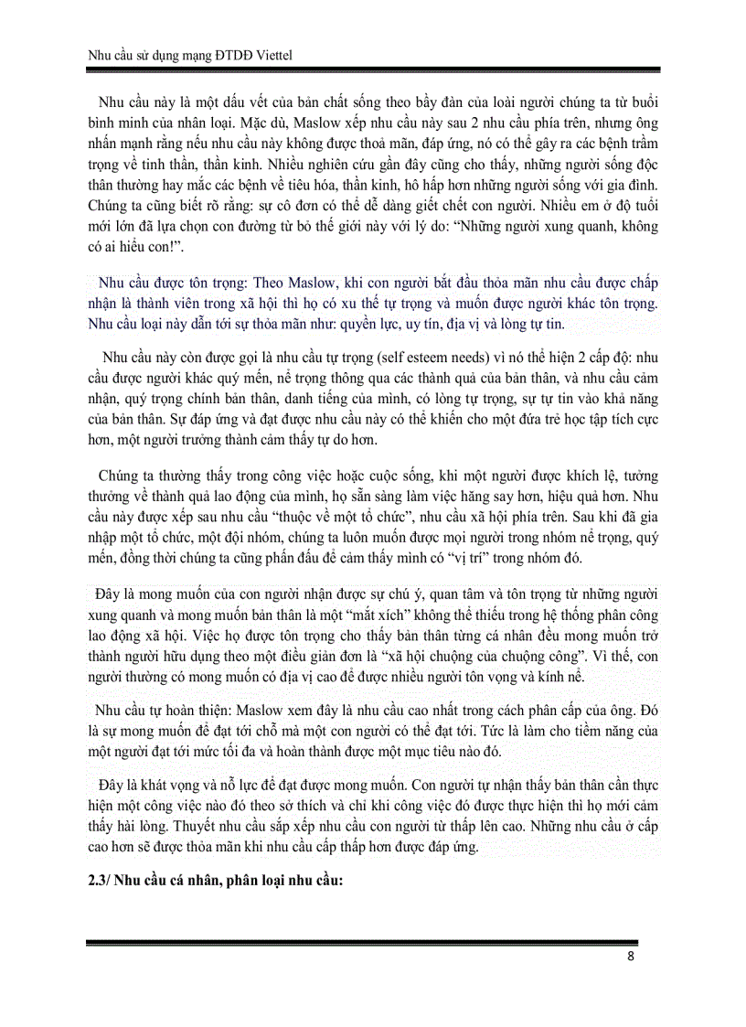 image for page Nhu cầu sử dụng mạng điện thoại di động mạng viettel của sinh viên trường đại học an giang