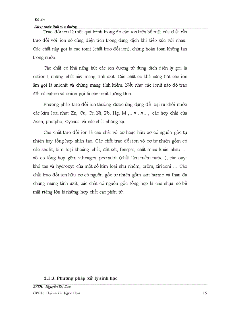 image for page Xử lý nước thải mía đường