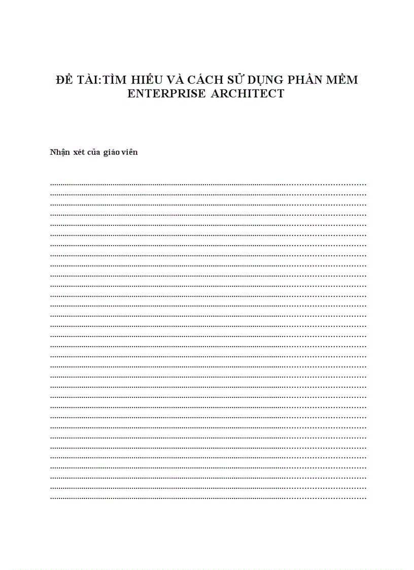 image for page Tìm hiểu và cách sử dụng phần mềm enterprise architect