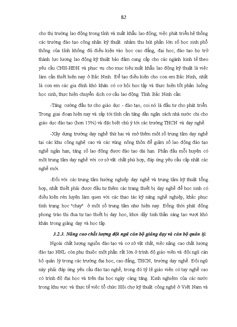 image for page Thực trạng nguồn nhân lực trong quá trình công nghiệp hoá hiện đại hoá ở tỉnh Bắc Ninh giai đoạn 1997 đến nay kinh nghiệm và giải pháp