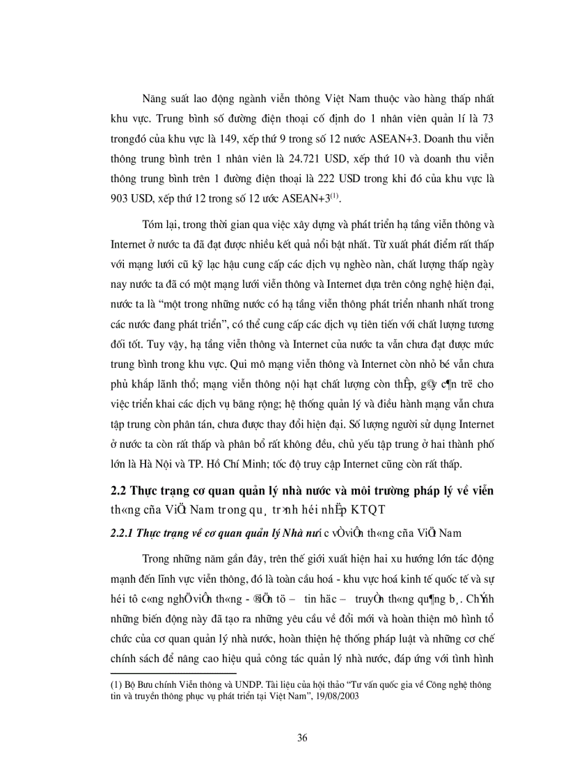 image for page Thực trạng ngành viễn thông việt nam trong quá trình hội nhập kinh tế quốc tế