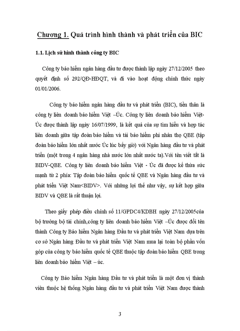 image for page Tại Công ty Bảo hiểm ngân hàng NHĐT PT BIC