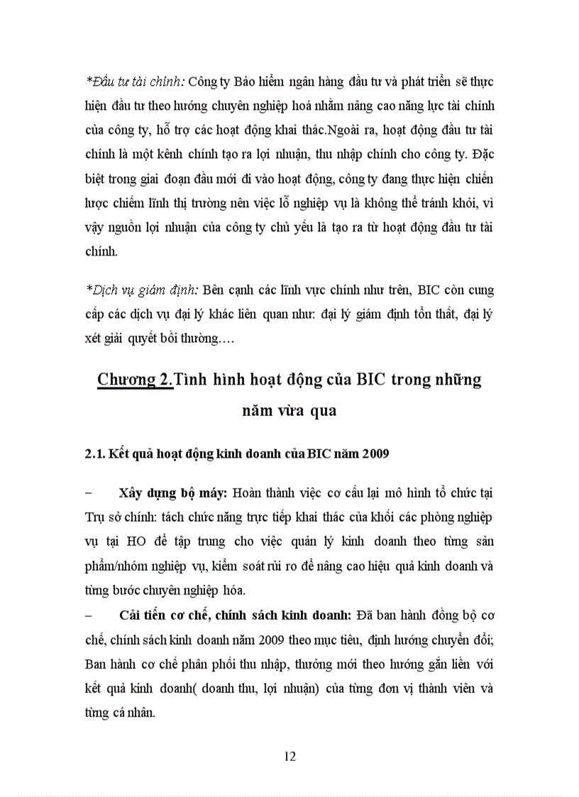 image for page Tại Công ty Bảo hiểm ngân hàng NHĐT PT BIC