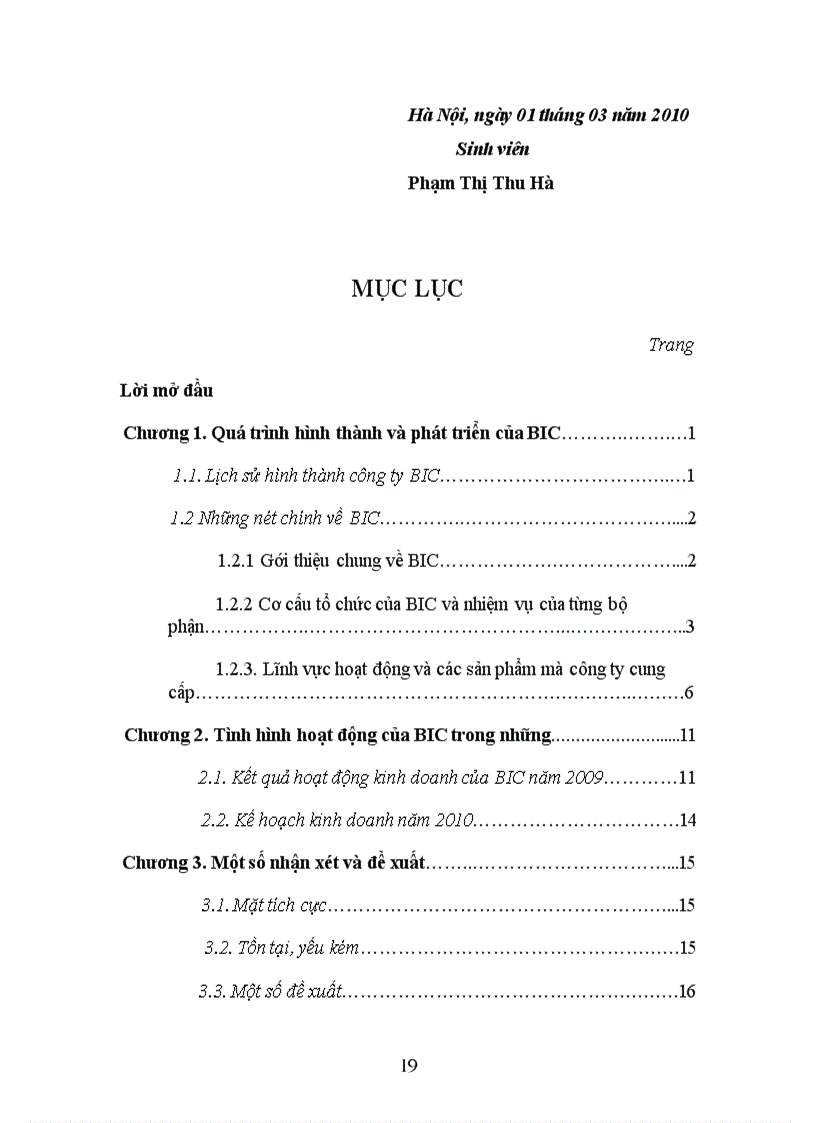 image for page Tại Công ty Bảo hiểm ngân hàng NHĐT PT BIC