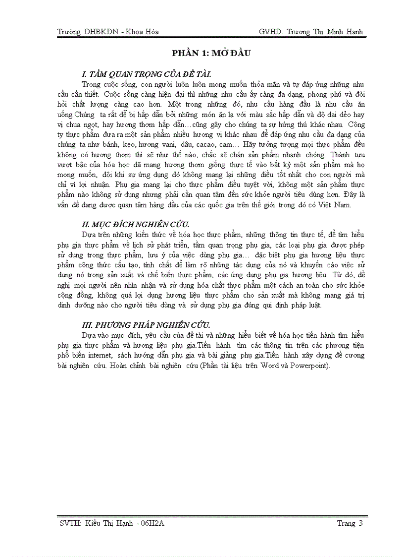 image for page Luận văn tốt nghiệp Phụ gia thực phẩm