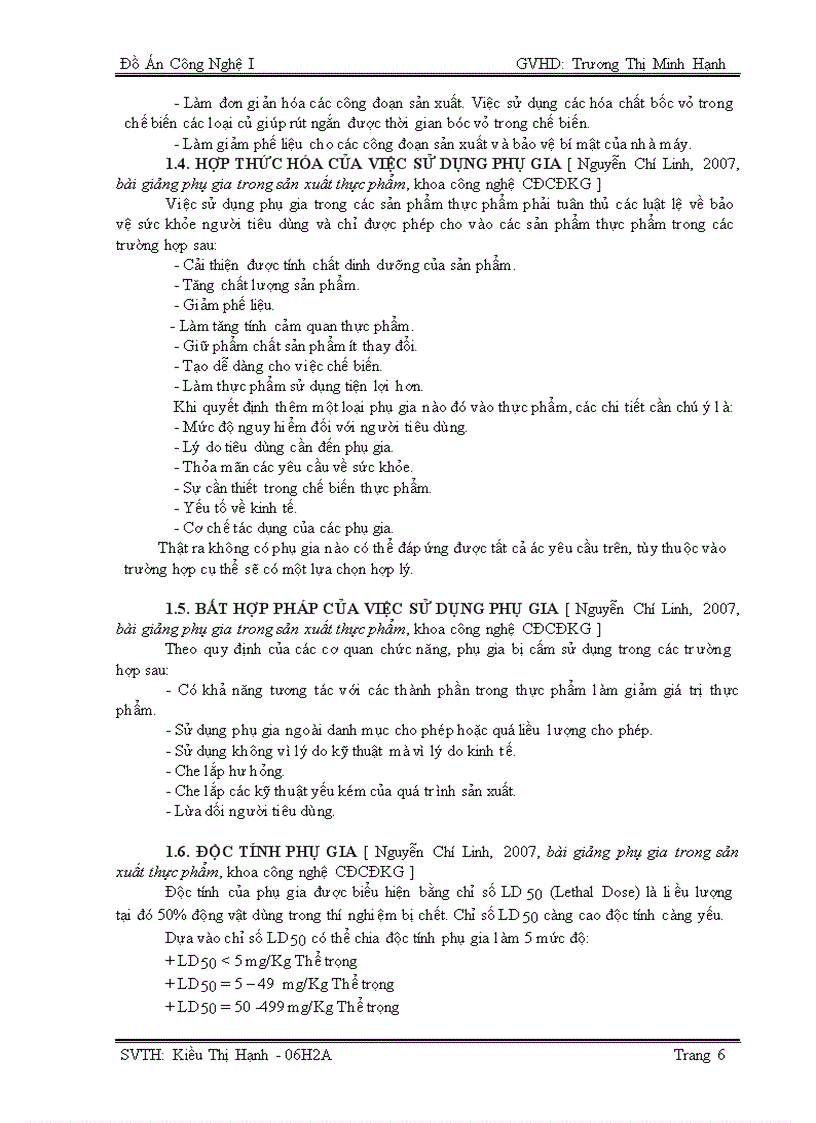 image for page Luận văn tốt nghiệp Phụ gia thực phẩm