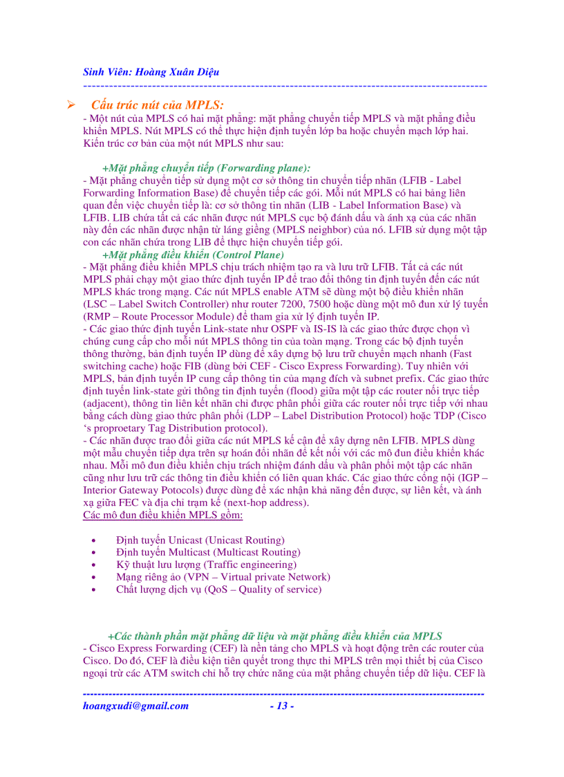 image for page Công nghệ chuyển mạch MPLS