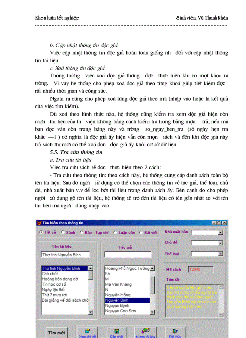 image for page Xây dựng hệ thống thông tin quản lý tài liệu sách báo trong thư viện Học viện An ninh Nhân dan