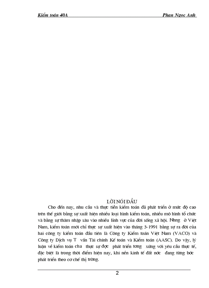 image for page Hoàn thiện quy trình đánh giá trọng yếu và rủi ro trong giai đoạn lập kế hoạch kiểm toán BCTC tại Công ty Kiểm toán Việt Nam