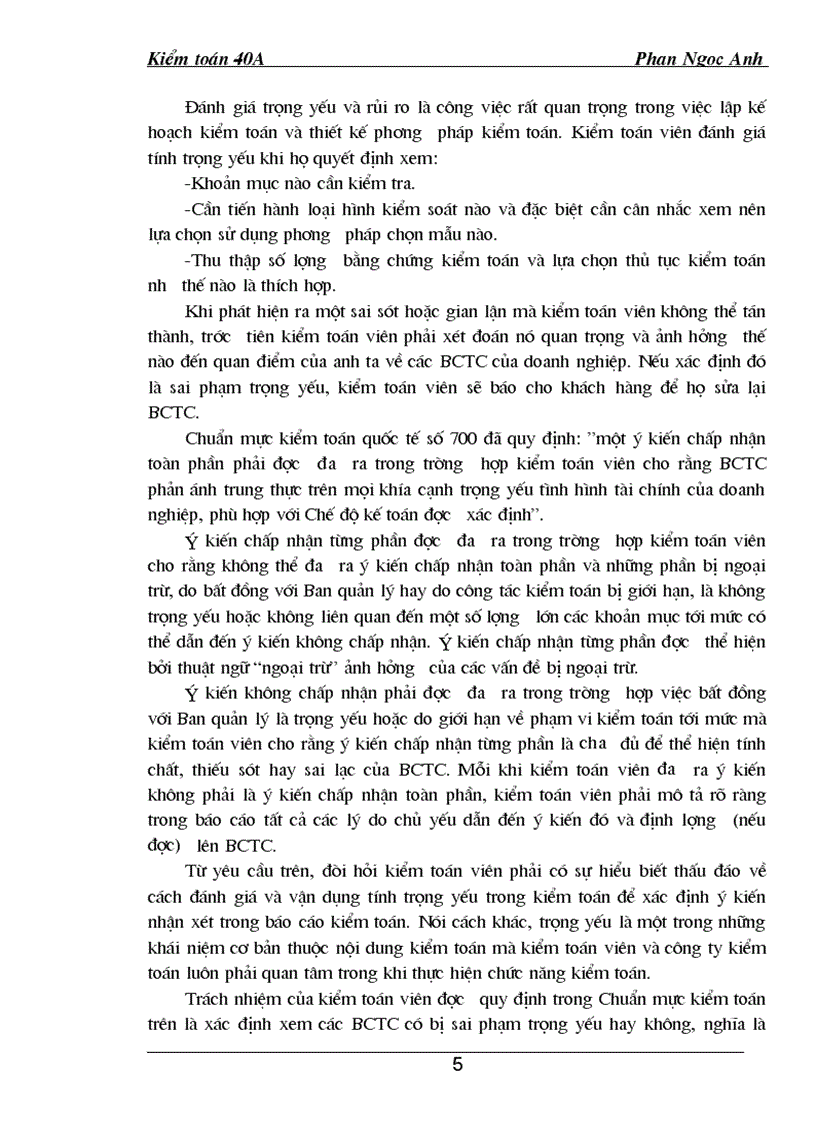 image for page Hoàn thiện quy trình đánh giá trọng yếu và rủi ro trong giai đoạn lập kế hoạch kiểm toán BCTC tại Công ty Kiểm toán Việt Nam