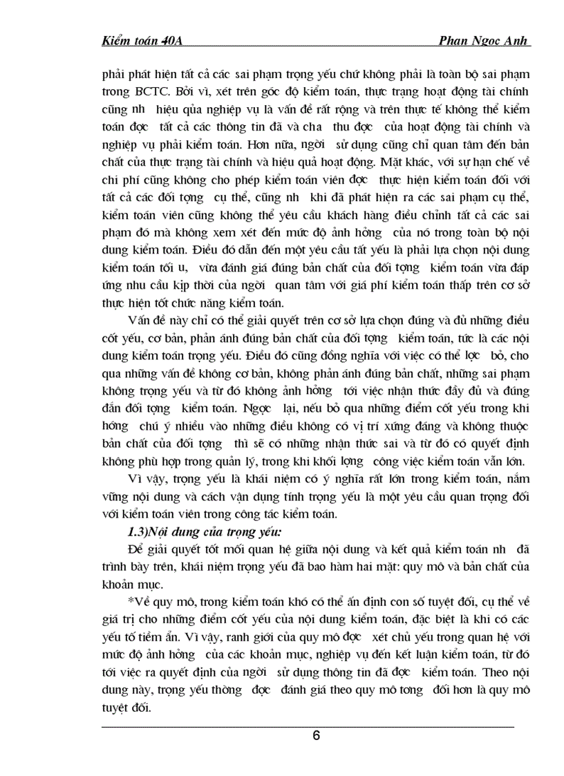 image for page Hoàn thiện quy trình đánh giá trọng yếu và rủi ro trong giai đoạn lập kế hoạch kiểm toán BCTC tại Công ty Kiểm toán Việt Nam
