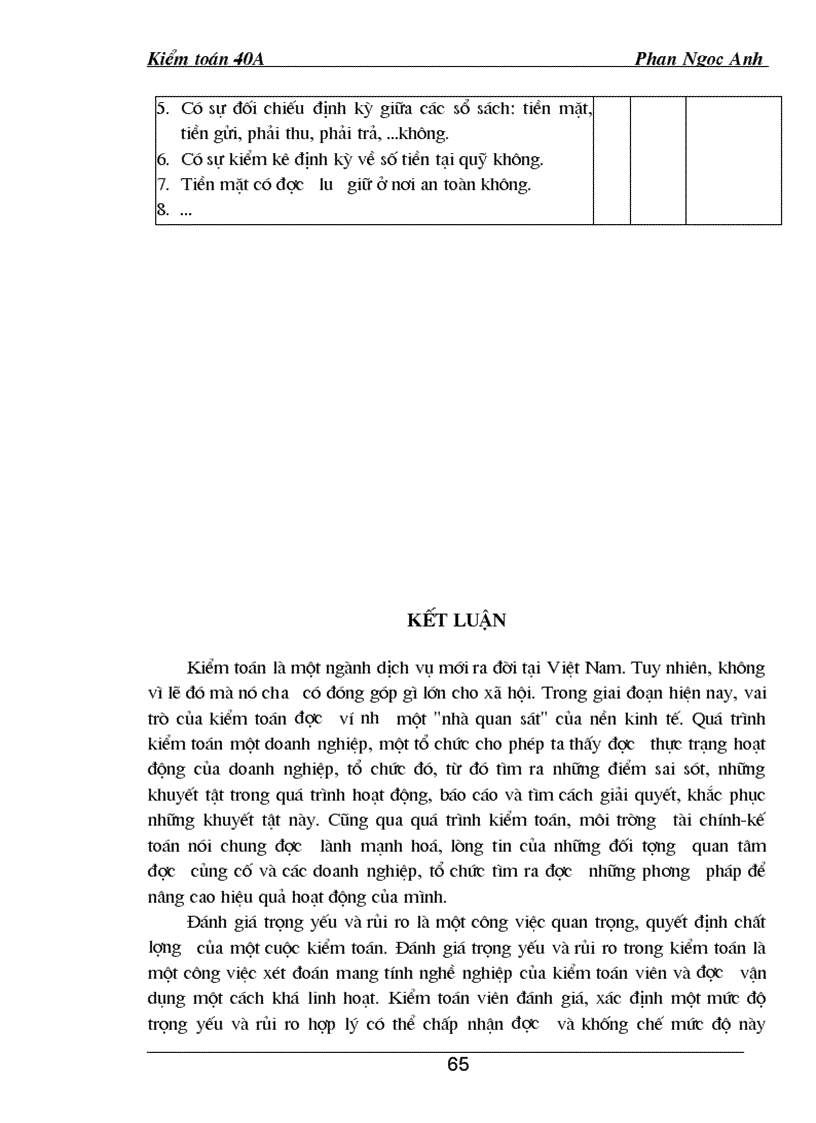 image for page Hoàn thiện quy trình đánh giá trọng yếu và rủi ro trong giai đoạn lập kế hoạch kiểm toán BCTC tại Công ty Kiểm toán Việt Nam