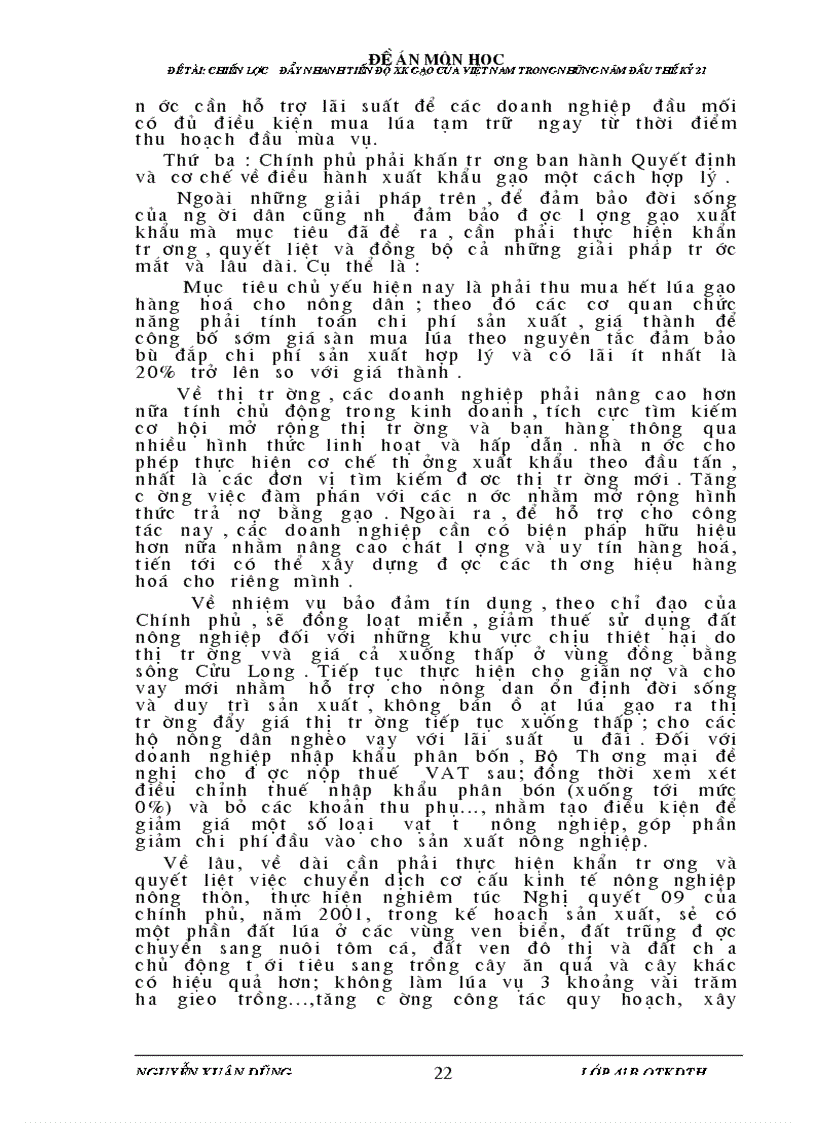 image for page Chiến lược đẩy nhanh xuất khẩu gạo trong những năm đầu thế kỷ 2