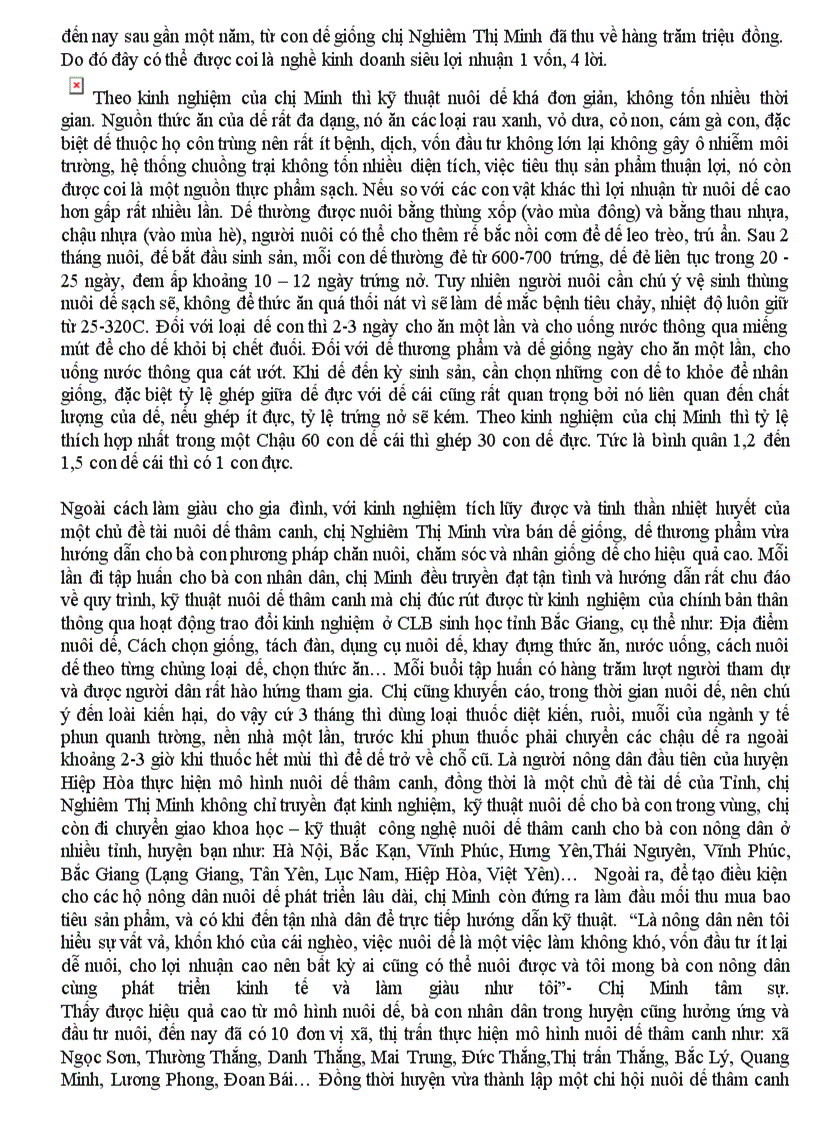 image for page Tiểu luận Lợi ích của việc nuôi dế