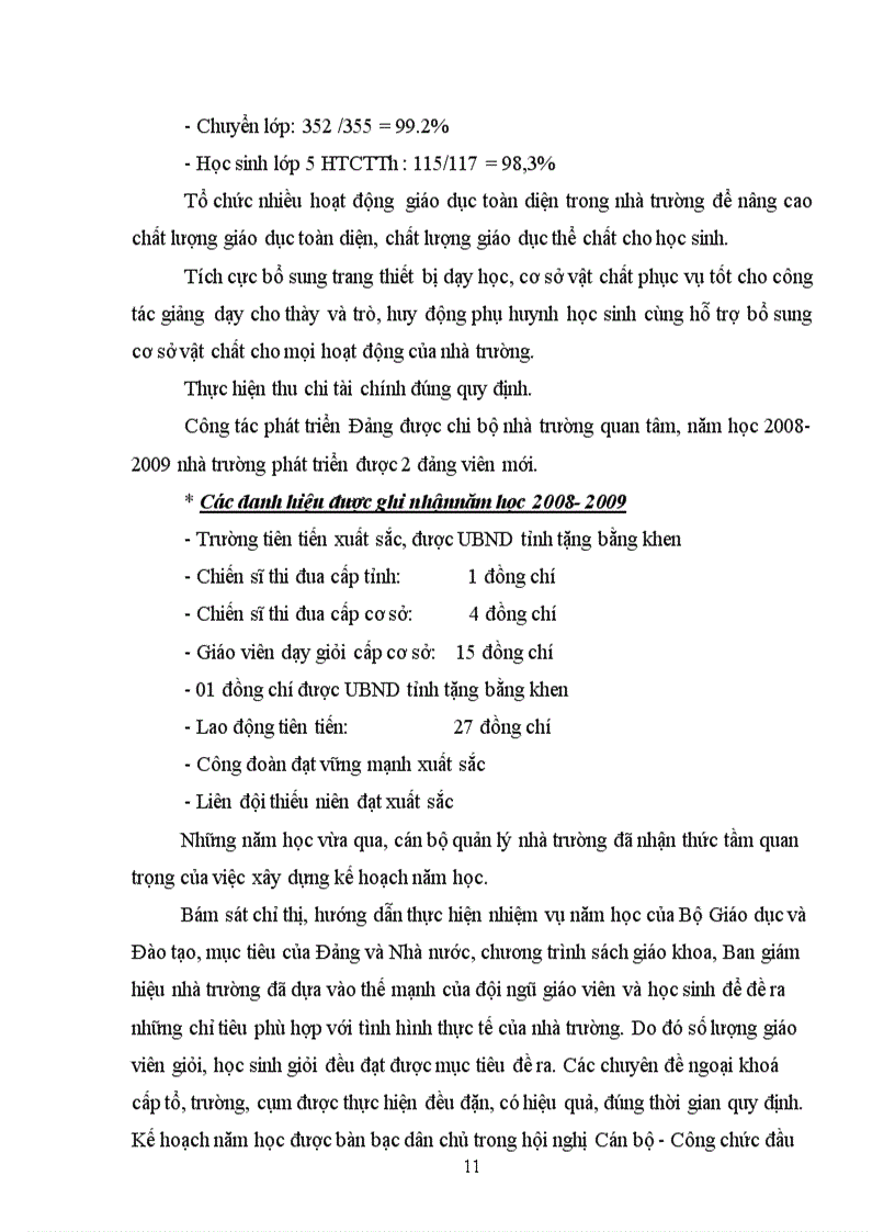 image for page Một số biện pháp xây dựng kế hoạch năm học của cán bộ quản lý ở nhà trường Tiểu học Trưng Vương Uông Bí Quảng Ninh