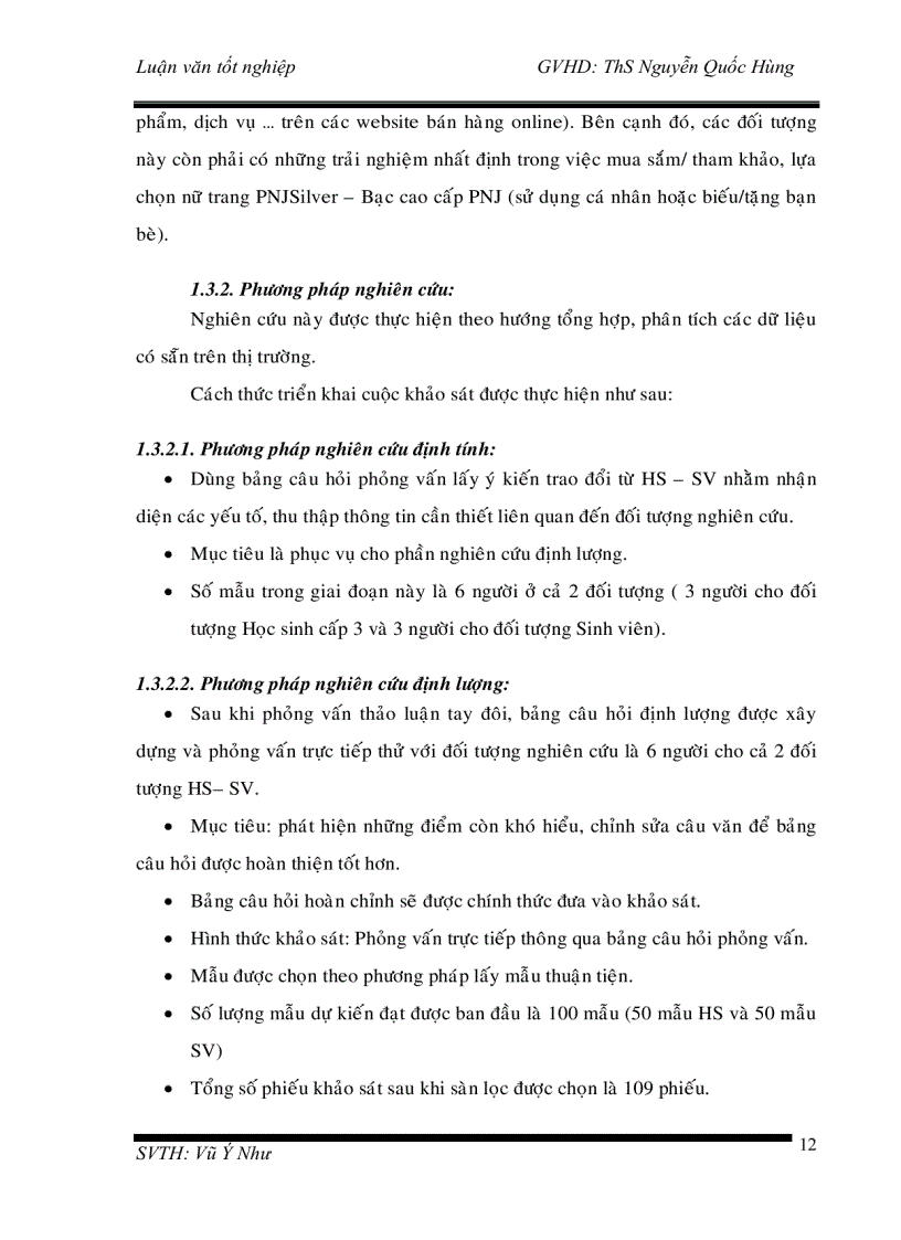 image for page Đo lường mức độ nhận biết và thái độ của HS SV ở một số trường THPT tại thành phố HCM về dịch vụ bán hàng qua mạng vủa PNJ Silver