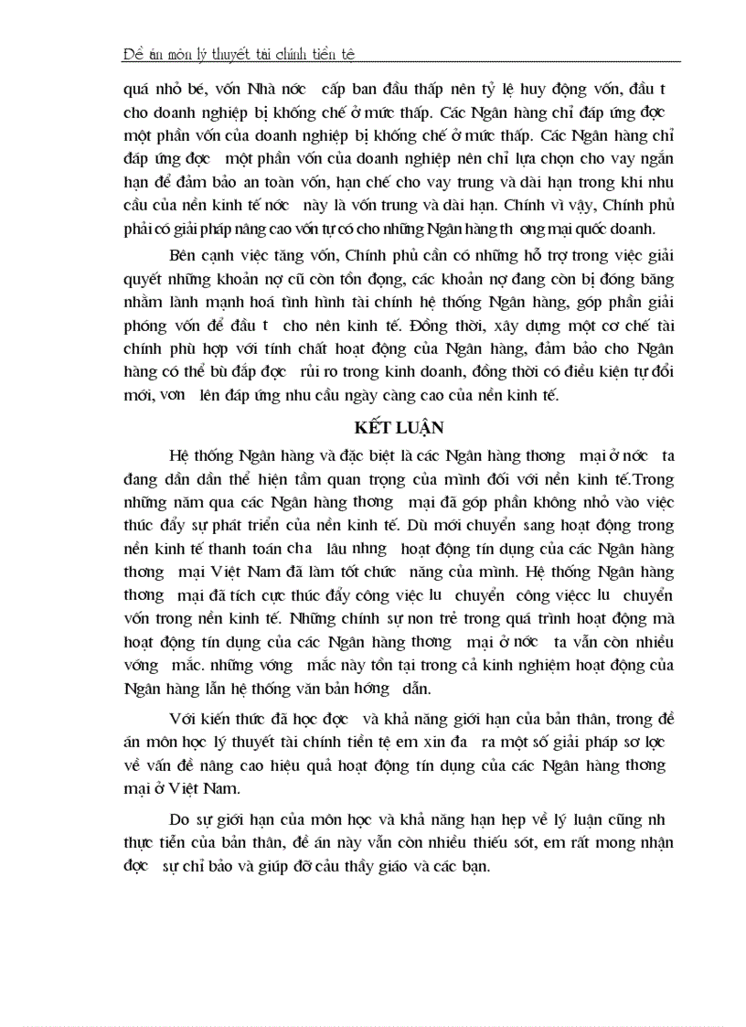 image for page Giải pháp nâng cao và mở rộng hoạt động tín dụng của Ngân hàng thương mại ở Việt Nam hiện nay