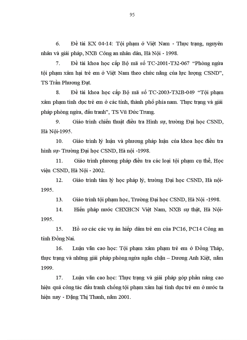 image for page Điều tra các vụ án hiếp dâm trẻ em trên địa bàn tỉnh Đồng Nai