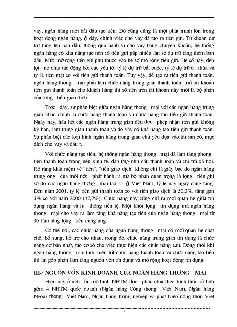 image for page Hình thức huy động vốn của Ngân hàng Thương mại trong nền kinh tế thị trường