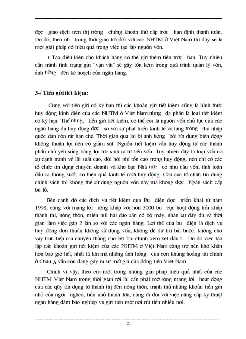 image for page Hình thức huy động vốn của Ngân hàng Thương mại trong nền kinh tế thị trường
