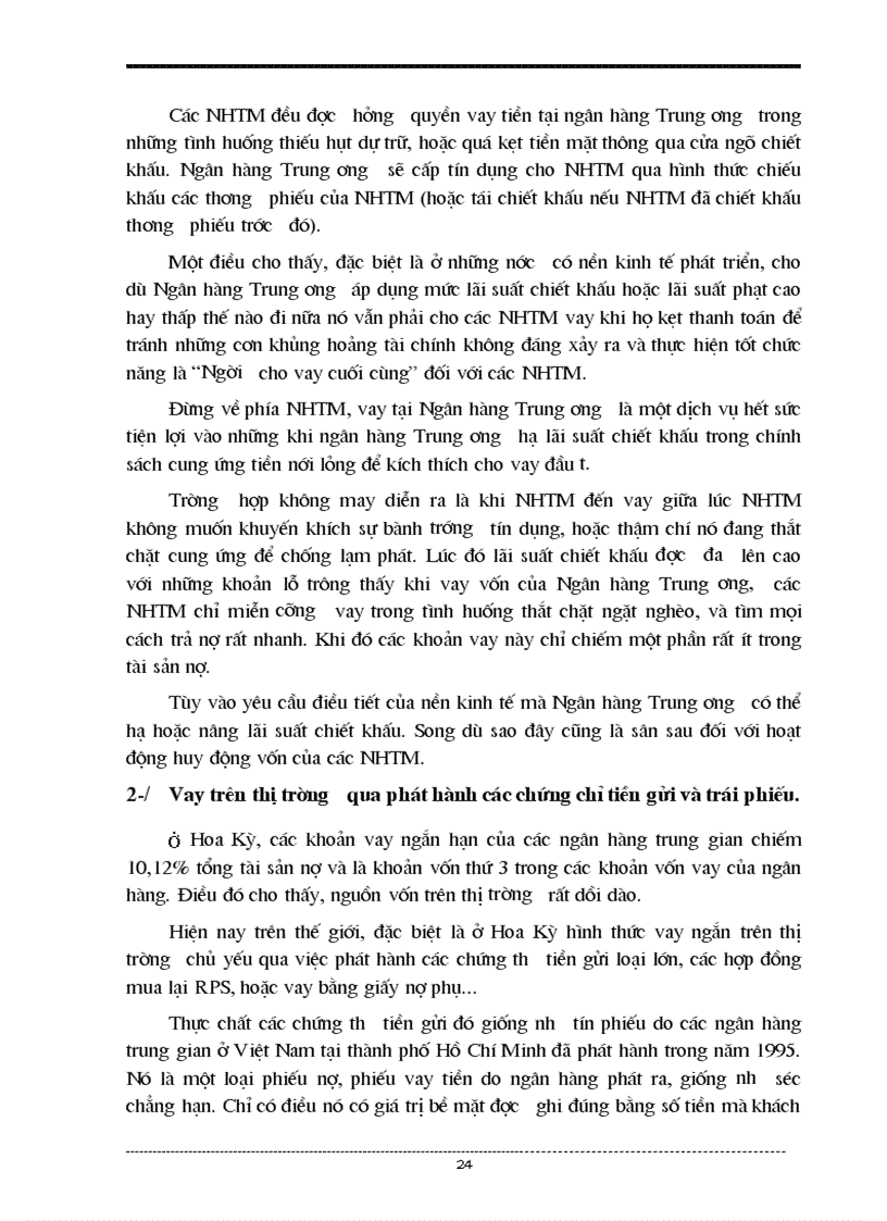 image for page Hình thức huy động vốn của Ngân hàng Thương mại trong nền kinh tế thị trường