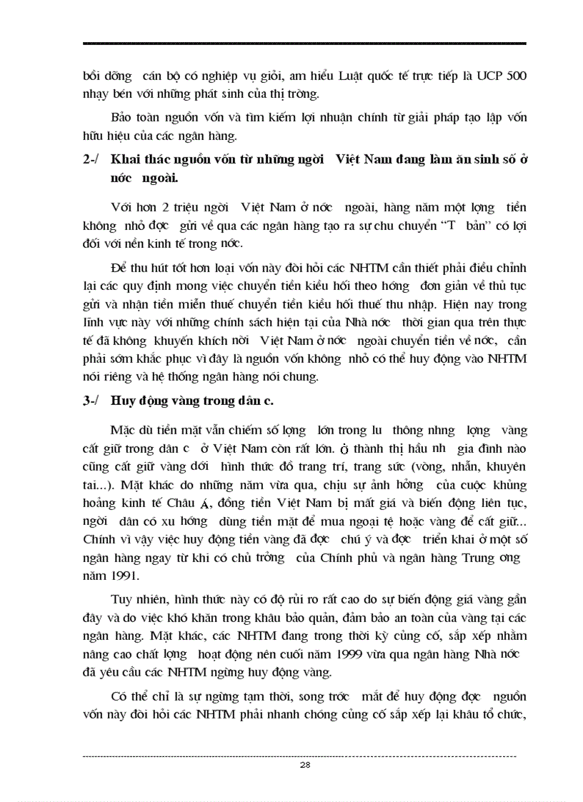 image for page Hình thức huy động vốn của Ngân hàng Thương mại trong nền kinh tế thị trường