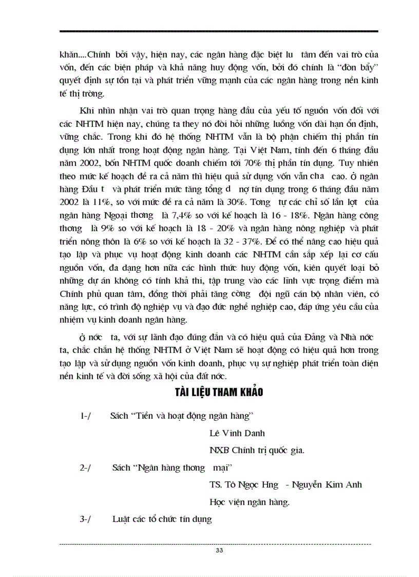 image for page Hình thức huy động vốn của Ngân hàng Thương mại trong nền kinh tế thị trường